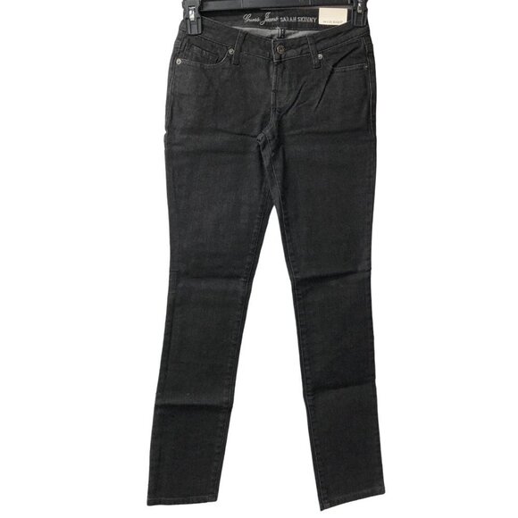 GUESS SARAH FIT LOW WAIST SKINNY BLACK JEANS‎ 24 NEW WITH TAG - Picture 2 of 9